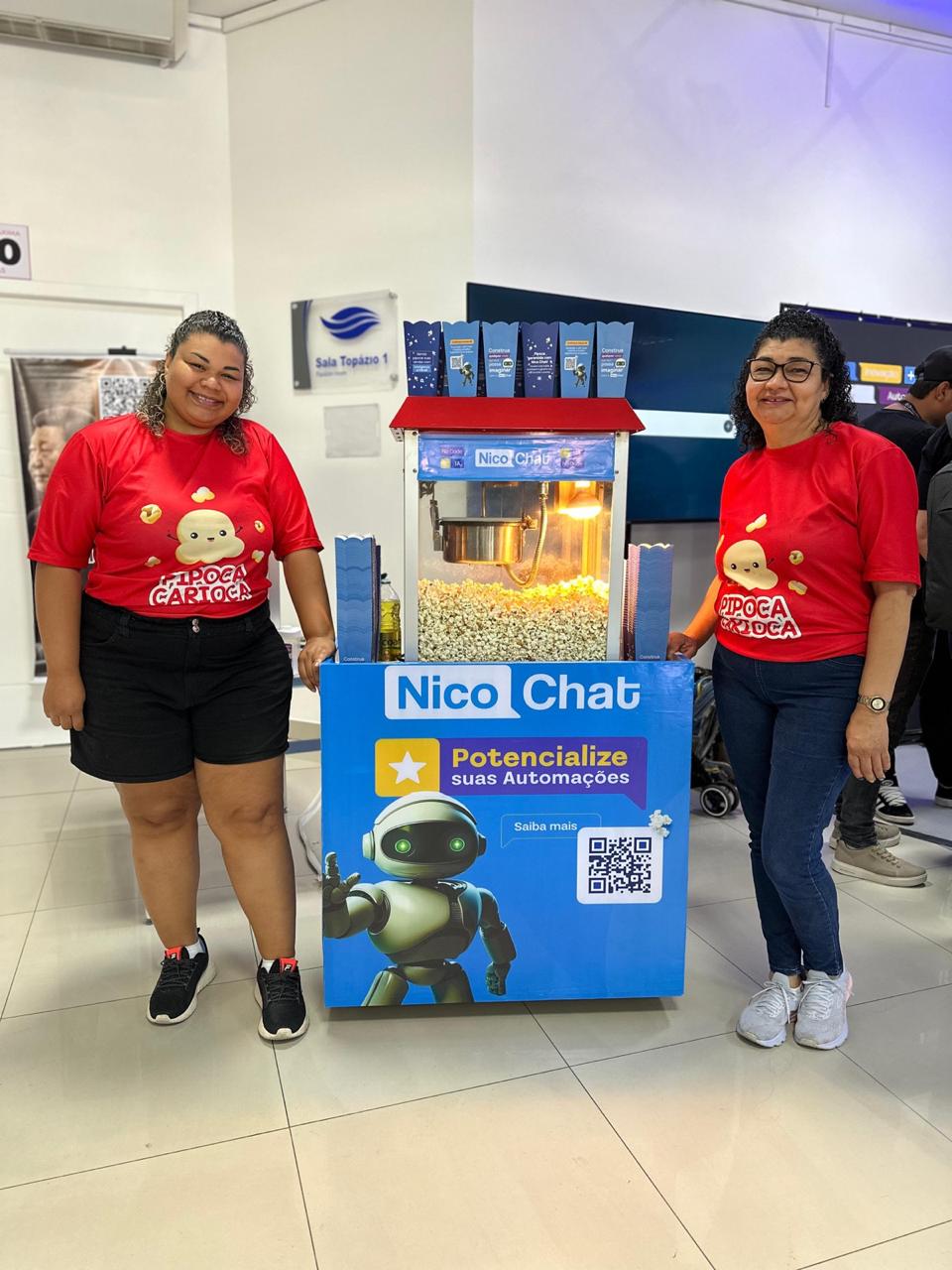 Pipoca das Cariocas em evento